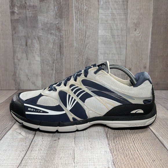 GoLite Amp Lite Trail Runner Men's Running Shoes Blue White Size 9 1006TR30 - Picture 7 of 12